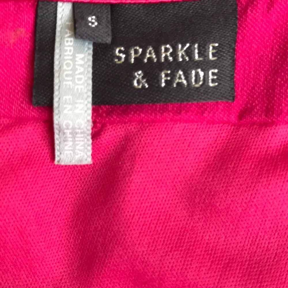 Urban Sparkle & Fade Pink Strapless Dress - Picture 4 of 6
